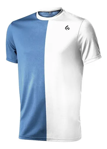 Camisetas de futbol color azul y blanco hotsell