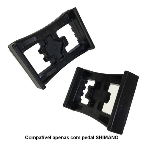 Plataforma Plástica Pedal Clip M505 M520 M540 M770 M8000 Par
