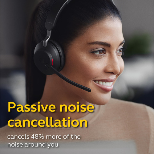 Auriculares Inalámbricos Jabra Evolve2 65 Uc Con Link380a Ne