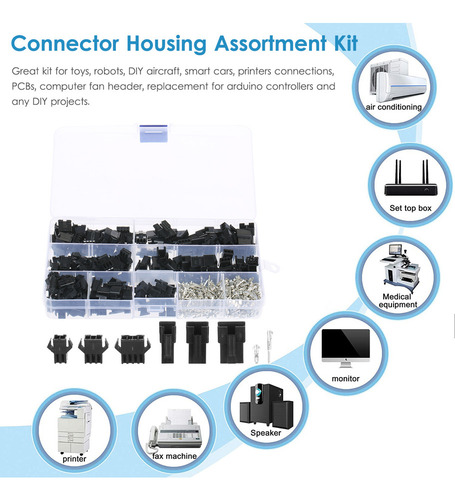 Kit De Conectores Jst Sm 2,54 Mm 2/3/4 Pinos Para Projetos D