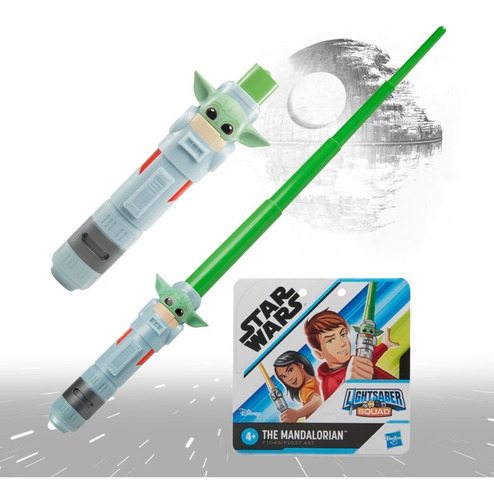 Star Wars Lightsabre Squad Hasbro Color Baby Yoda Grogu Lightsabre/Green Sword