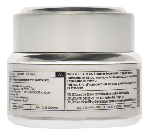 Gel Uv Sculpting Brisa, Opaco, Color Beige Cálido, 15 Ml
