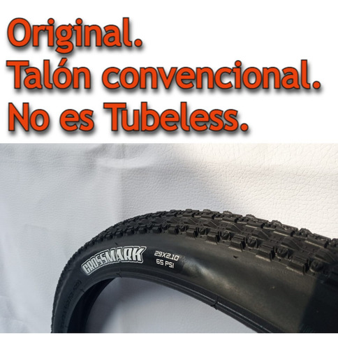 Imagen 2 de 8 de Llanta Maxxis Crossmark 29*2.10 / Talón Convencional.