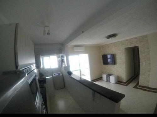 Imagem 3 de 14 de Sacada C/ Churrasqueira - 2 Dorm. 2wcs- Vista De 180° P/ Mar