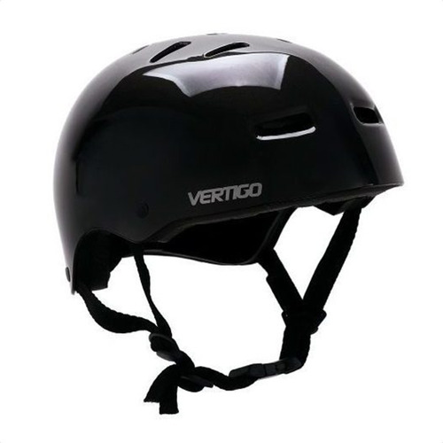 Casco Proteccion Bicicleta Skate Rollers Vertigo Negro 