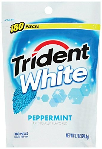 Trident White Chicle Sin AzĂșcar, Menta, 180 Conde