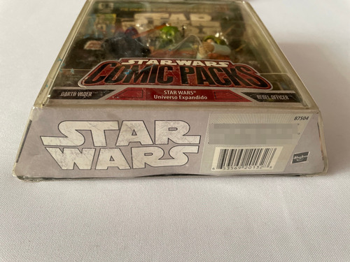 Comic Style Darth Vader Y Rebel Officer Star Wars Pack 2006 (Usado)