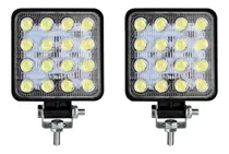 Comprar Kit 2 Faros Reflectores Led 4x4 Off Road 48w 12 A 24v Camion