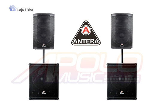 Sistema De Som Antera Lf18.1af + Hps 15a 2000w Rms Igreja 