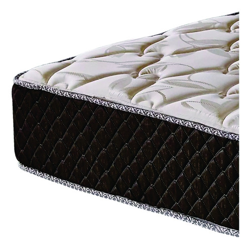 Colchón 2 plazas de espuma Cannon Espuma Exclusive beige y marrón - 140cm x 190cm x 25cm