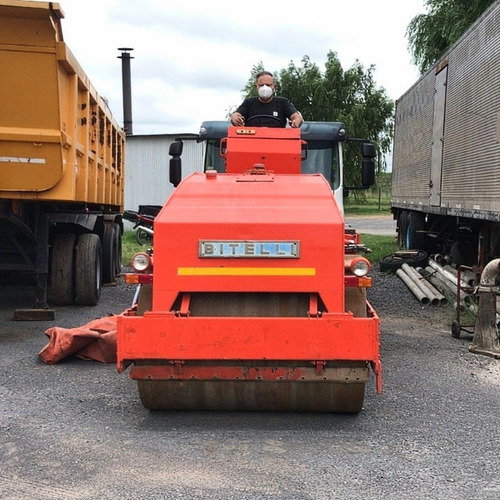 Imagen 3 de 5 de Compactador Aplanadora Doble Liso Bitelli 8,7 Tn Bremotors