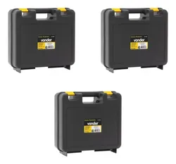Comprar Kit 3 Caixas Plástica Ou Maleta Plástica Vd-6002 Vonder no Mercado Livre