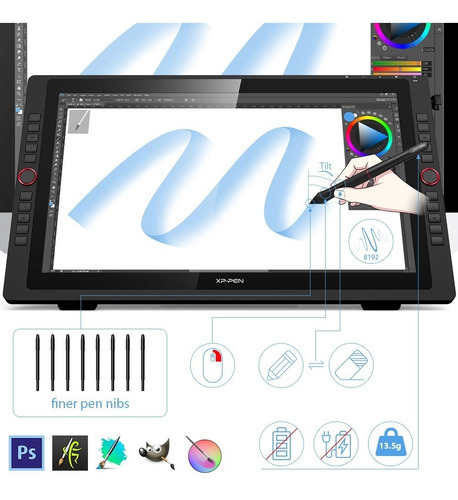 Imagen 4 de 6 de Artist 22r Pro Xppen Pantalla Gráfica Digitalizadora
