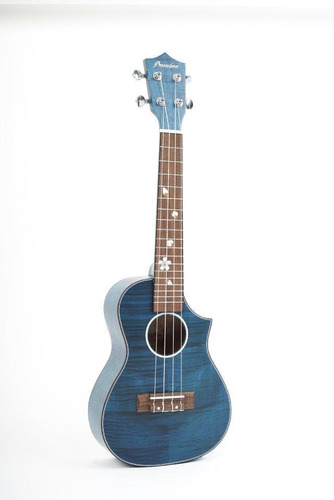 Ukelele Bamboo Blossom Blue U-23-blossom-bl Concierto C/fund