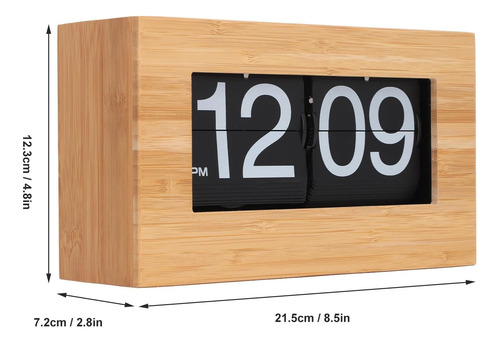 Reloj De Escritorio, Reloj De Mesa Retro De Flip, Reloj Haci
