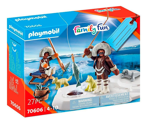 Playmobil Family Fun Pescador No Gelo 70606 2253 - Sunny
