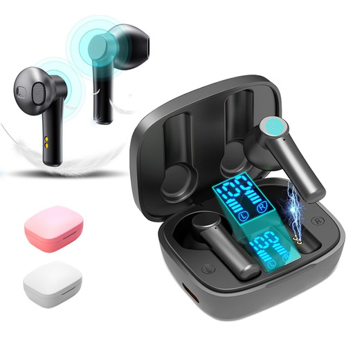 Imagen 1 de 8 de Audífonos Inalámbricos Bluetooth Recargable Con Micrófono