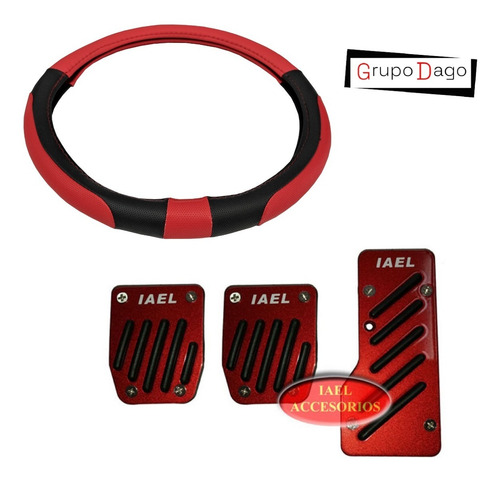 Suran Kit Pedalera Deportiva + Funda Cubre Volante De Lujo