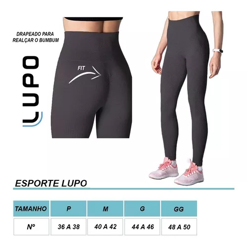 Calça Legging Lupo Original Feminina Legues Academia Leguin Levanta Empina  Bumbum, Magalu Empresas