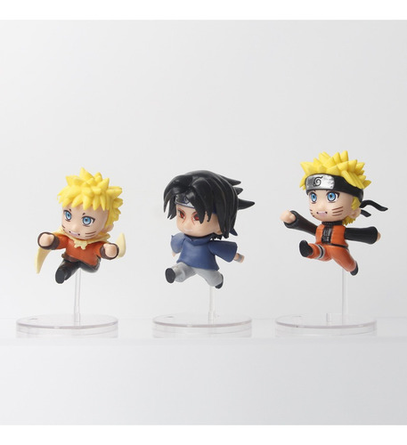 Set De 6 Figuras De Naruto Shippuden Anime Coleccionables