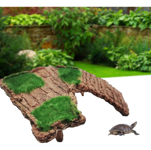 Reptiles De Resina Para Tortugas, Para Tomar 21,5x7x6cm B