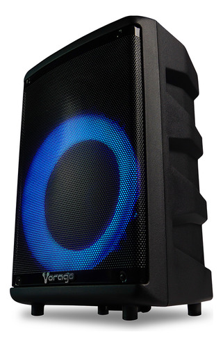 Vorago Bocina Bafle Ksp-302 Bluetooth Recargable Dura Hasta 4 Hrs Con Microfono, Control Remoto, Lector De Usb Y Sd