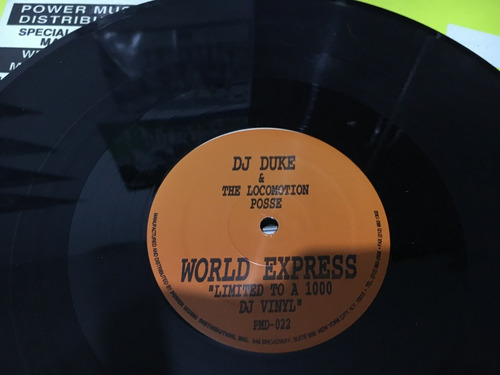 Dj Duke Locomotion Posse World Vinilo Maxi Prog House Tribal