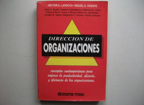 Dirección De Organizaciones - Larocca / Vicente - Macchi