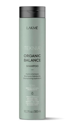 Shampoo Hidratante Organic Balance Teknia Lakme X300ml