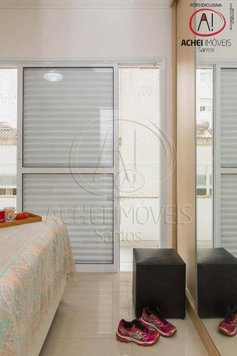 Apartamento Com 2 Dormitórios, 1 Suite E 1 Vaga Coletiva Suficiente À Venda, 68 M² Por R$ 535.000 - José Menino - Santos/sp - Ap10116