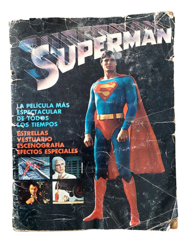 Revista Superman La Película De 1978 (con Póster)