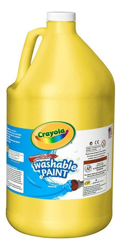 Crayola Témpera, Pintura Lavable 1 Galon Amarillo