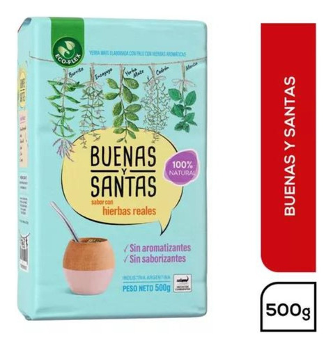 Yerba Mate Buenas Y Santas Mediana 1/2 Kg