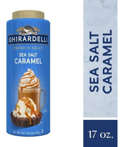 Ghirardelli Chocolate Sea Salt Caramel Sauce Bottle 480gr