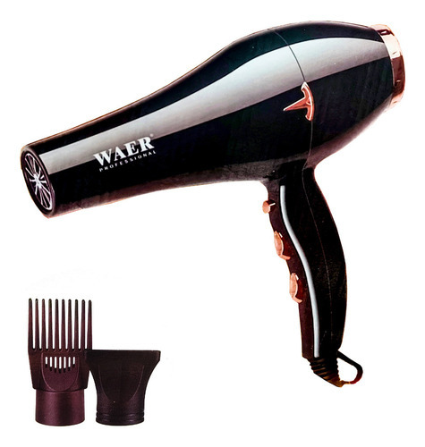 Secador Cabello 6000w Potente Tres Niveles De Temp Wa-9190 Color Multicolor 110-240V