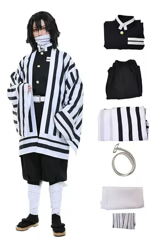 comprar Casina Demonios Iguro Obanai Cosplay Traje Kimono Uniforme