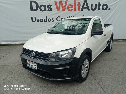 Imagen 3 de 15 de Volkswagen Saveiro Starline Std Blanca 2018 Unica