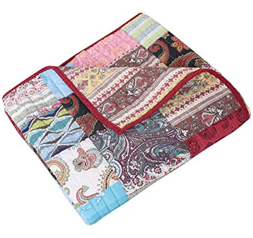 Groenlandia Home De Bohemia Sueño Acolchado Patchwork Tiro