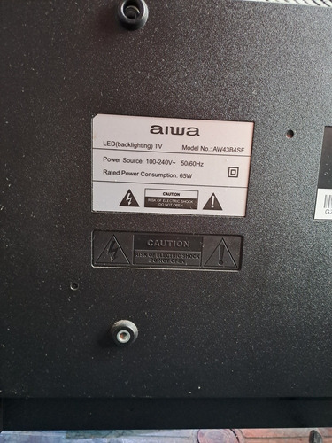 Imagen 2 de 5 de Smart Tv Aiwa 43 Puldadas