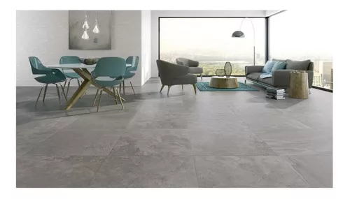 Desilusión ~ lado enfocar Porcelanato Cemento Gris 53x53 San Pietro 1ra Calidad