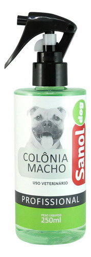 Colonia Perfume Pet Para Cão E Gato Sanol Dog Macho 250ml