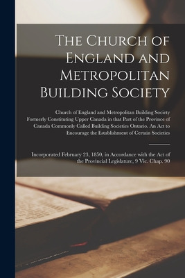 Libro The Church Of England And Metropolitan Building Soc...