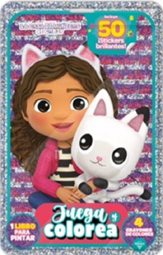 Gabby Doll House - Flow Pack Juega Y Colorea + 50 Stickers, De . Editorial Vértice, Tapa Tapa Blanda En Español,