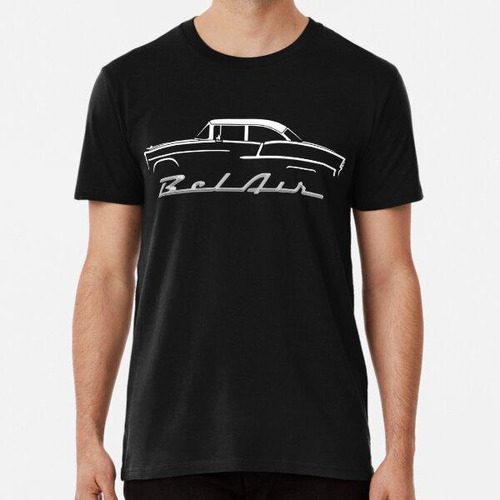 Remera 1955 Chevy 55 Belair Bel Air Outline Coche De Colecci