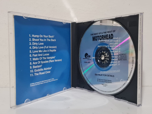 Cd Motorhead - The Best Of & The Rest Of Vol 2 (Usado)
