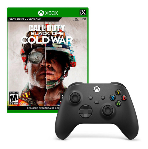 Mando De Xbox One Series X/s Negro + Call Of Duty Black Ops 