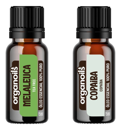 Oleo Essencial Melaleuca + Copaiba 100% Puro Lacrado 15ml