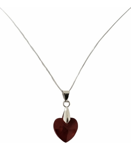 Collar Plata 925 Xilion Heart Pendant