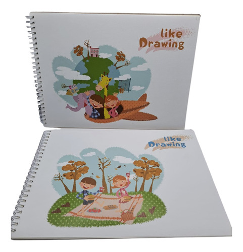 Libreta Infantil Para Dibujo 2 Piezas 