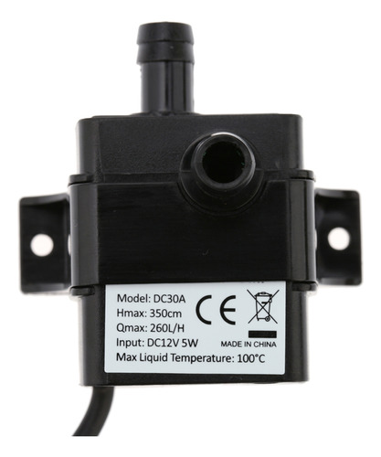 Minifuente Circulante De 350 Cm, 12 V, 260 L/h, Elevador